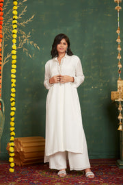 White kurta Set